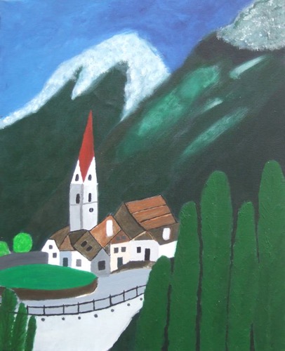 Marita Marquardt - Lapacht Südtirol - Acryl 2008