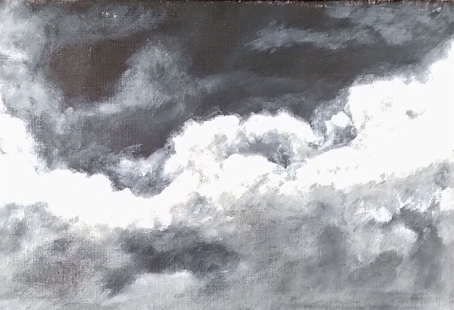 Vorarbeiten auf Malpappe