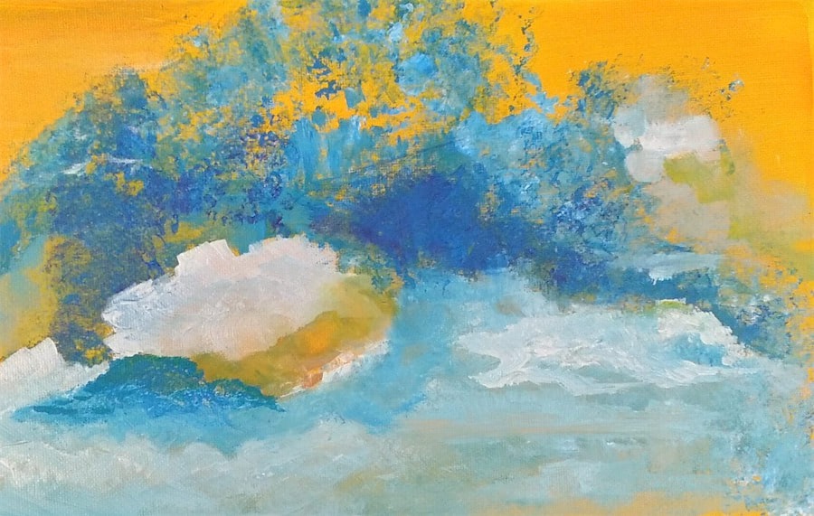 Vorarbeiten auf Malpappe