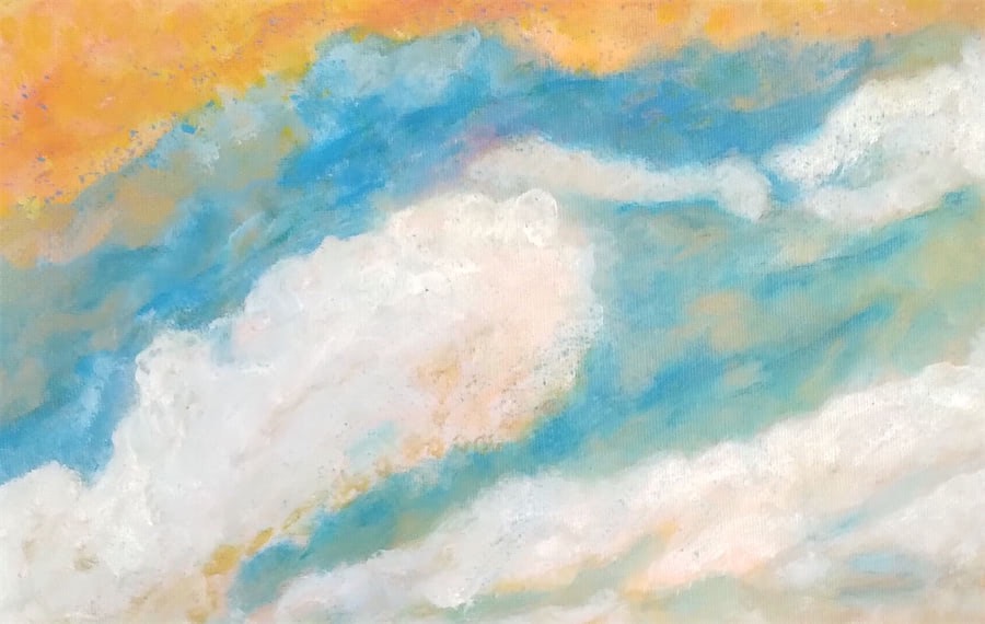 Vorarbeiten auf Malpappe