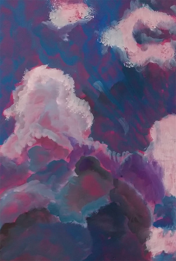 Vorarbeiten auf Malpappe