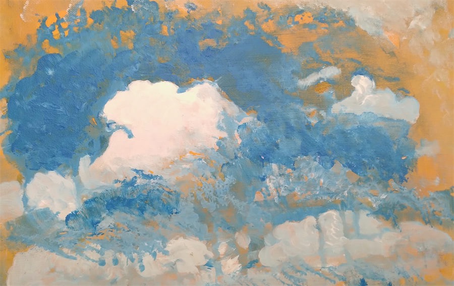 Vorarbeiten auf Malpappe