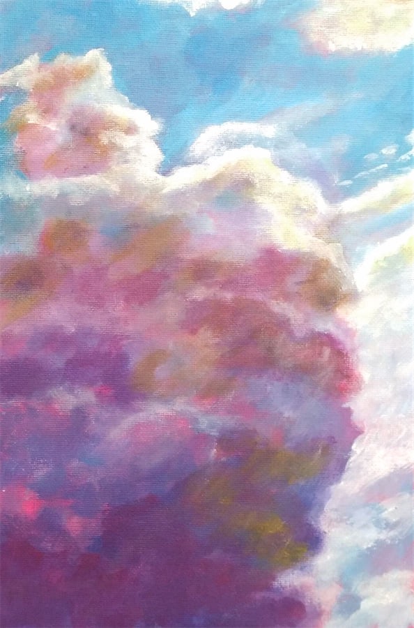 Vorarbeiten auf Malpappe