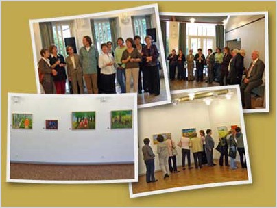 Eröffnung Malkurs Ausstellung im Bürgerhaus Bad Oldesloe